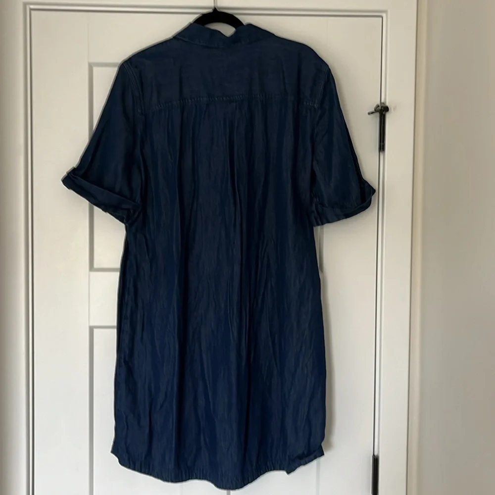 KAREN SCOTT Navy Blue Jeans Women Dress Size XL